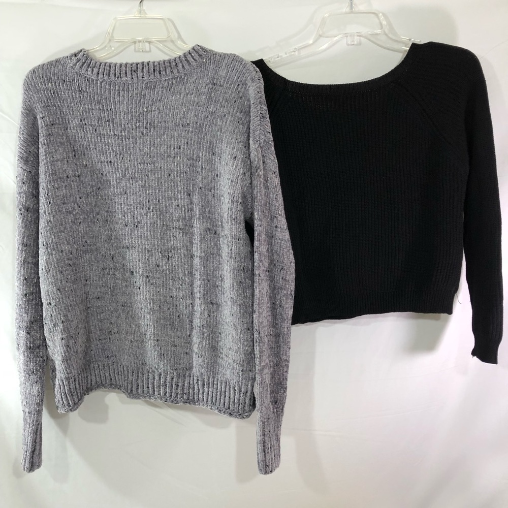 Forever 21 Black and Mudd Gray Sweaters - Picture 2 of 7